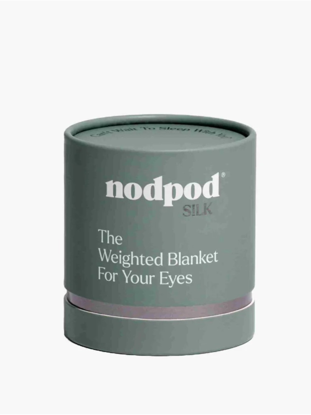 nodpod Silk Weighted Eye Mask - Sage NEW